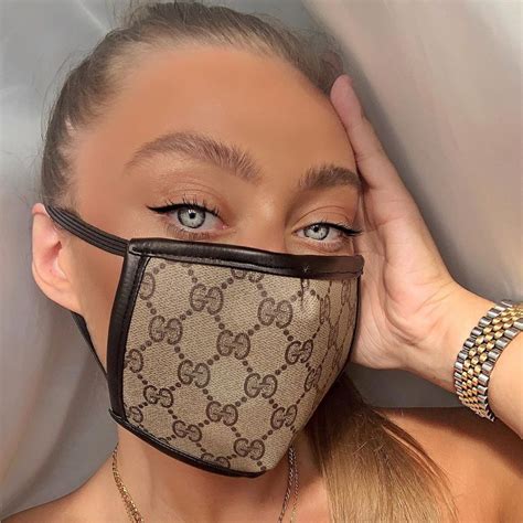 ladies Gucci face mask